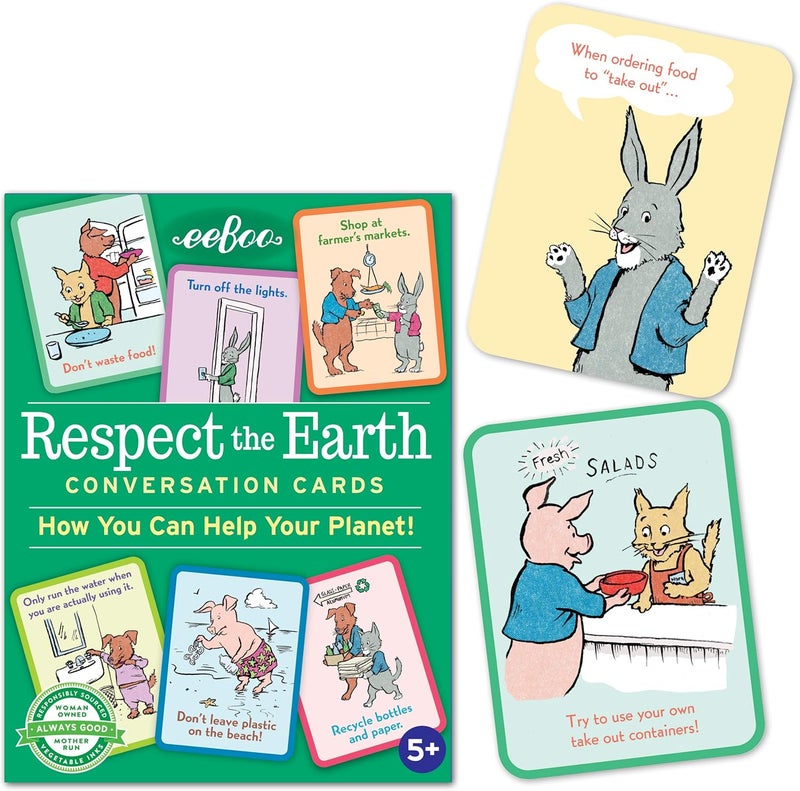 eeBoo Respect the Earth Conversation Cards - Image 2
