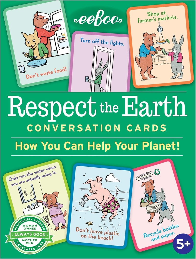 eeBoo Respect the Earth Conversation Cards - Image 1