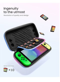 Tomtoc Tomtoc A05 Case Slim for Carrying Accessories Protective Sleeve with 10 Game Cartridges Galaxy  - Image 4