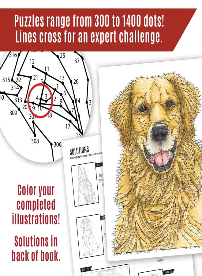 MindWare World of Dots: Dogs Puzzle Coloring Book - Image 3