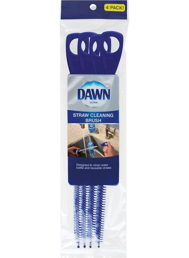 Dawn Straw Cleaning Brush for Reusable Straws, 4 pack - Image 1