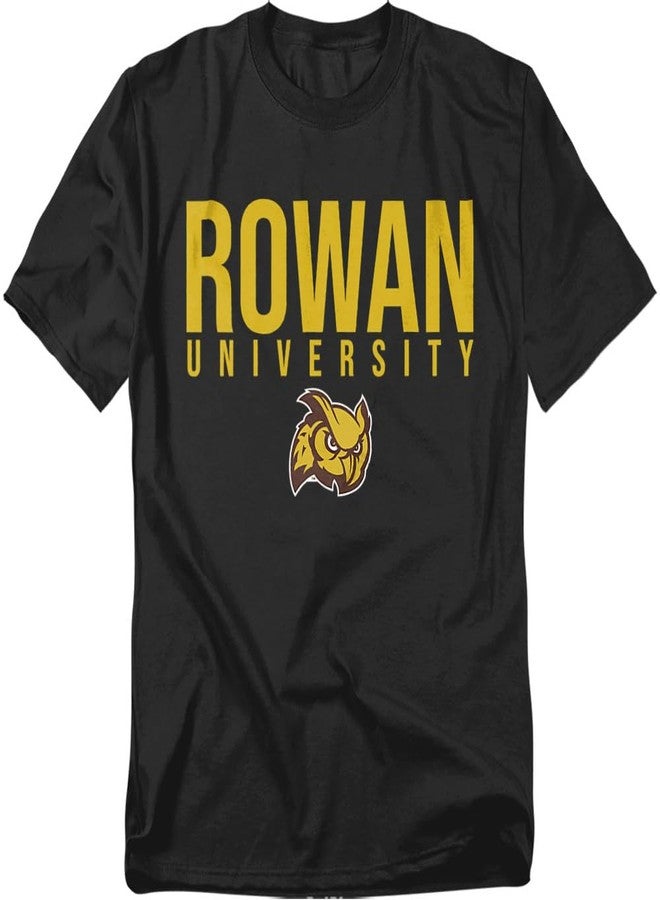 LOGOVISION Rowan University Official Stacked Unisex Adult T Shirt,Rowan University, Large - Image 1