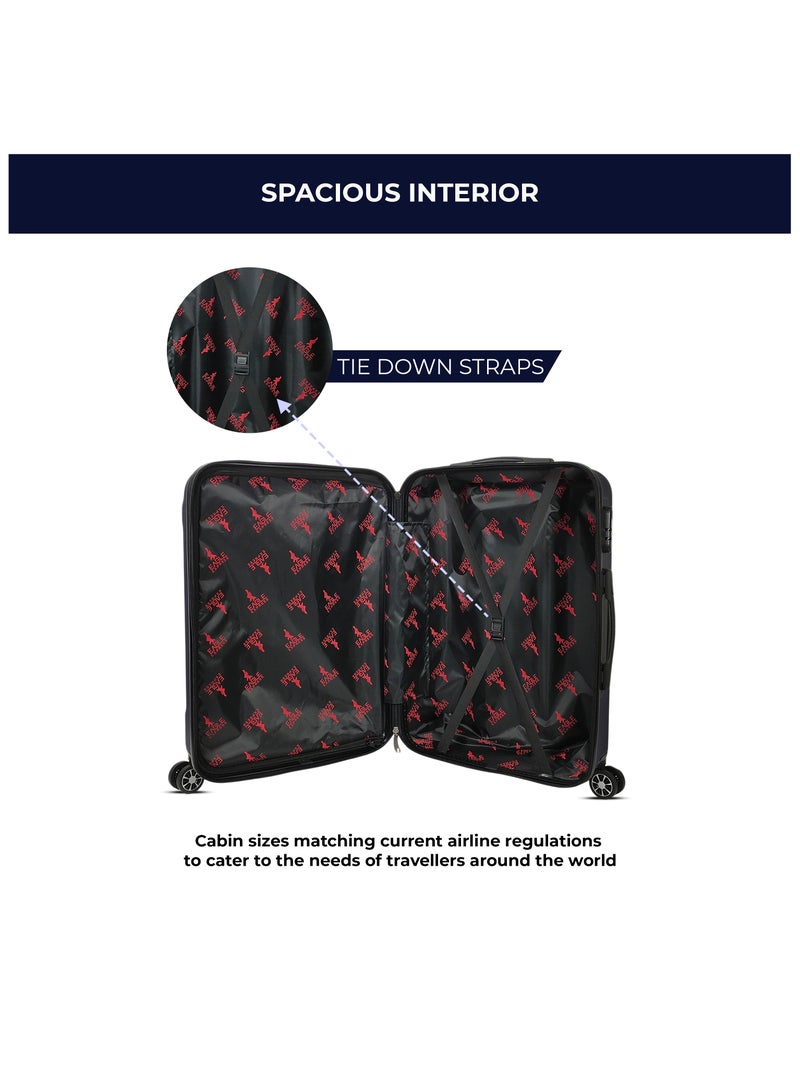 Eagle Express Protector 24-Inch Hard Trolley - Dark Blue - High Quality ABS Material, 4 Silent Wheels - 1-Year Warranty - Image 5