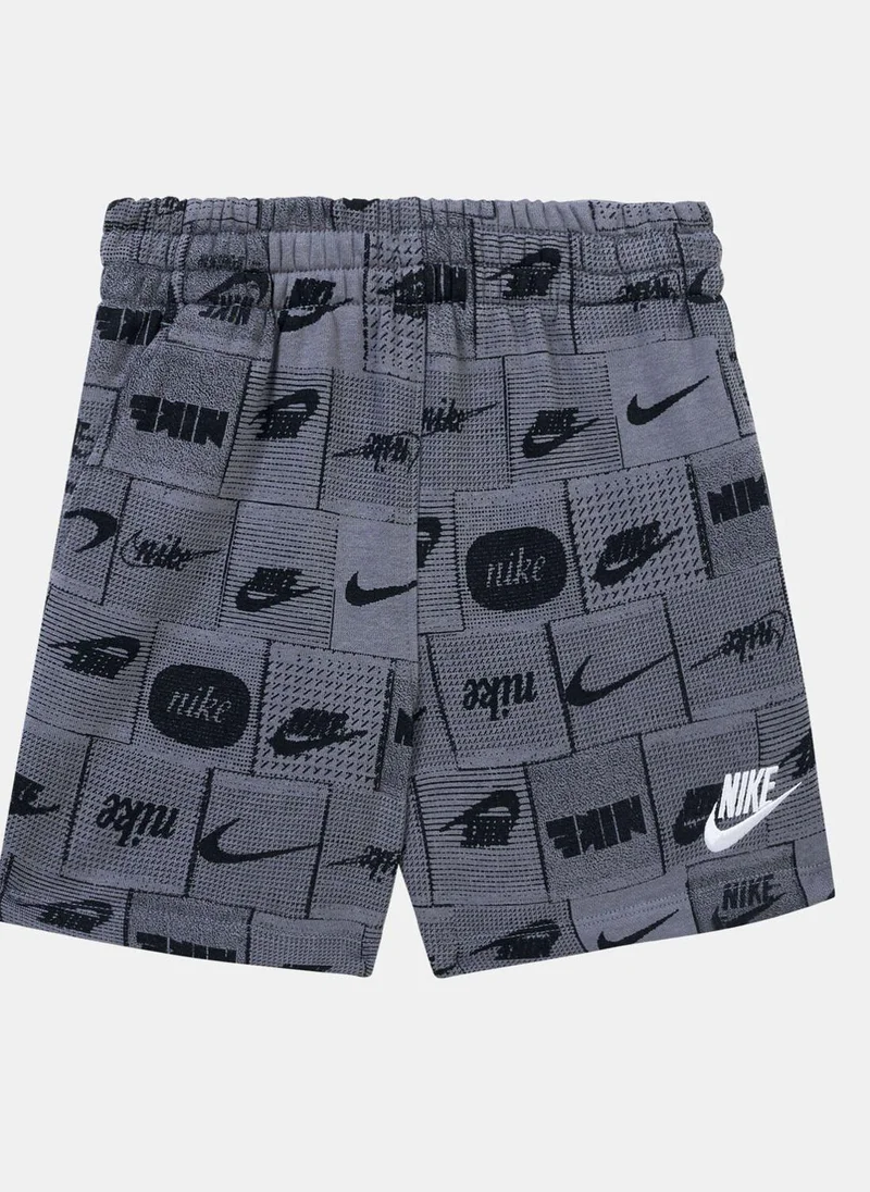 نايكي Kids' Sportswear Club Allover Shorts (Younger Kids)