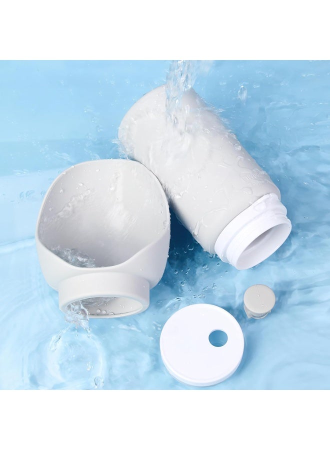 زجاجة ماء/طعام للكلاب 550 مل (قابلة للطي) - للتخييم والرحلات - Image 5