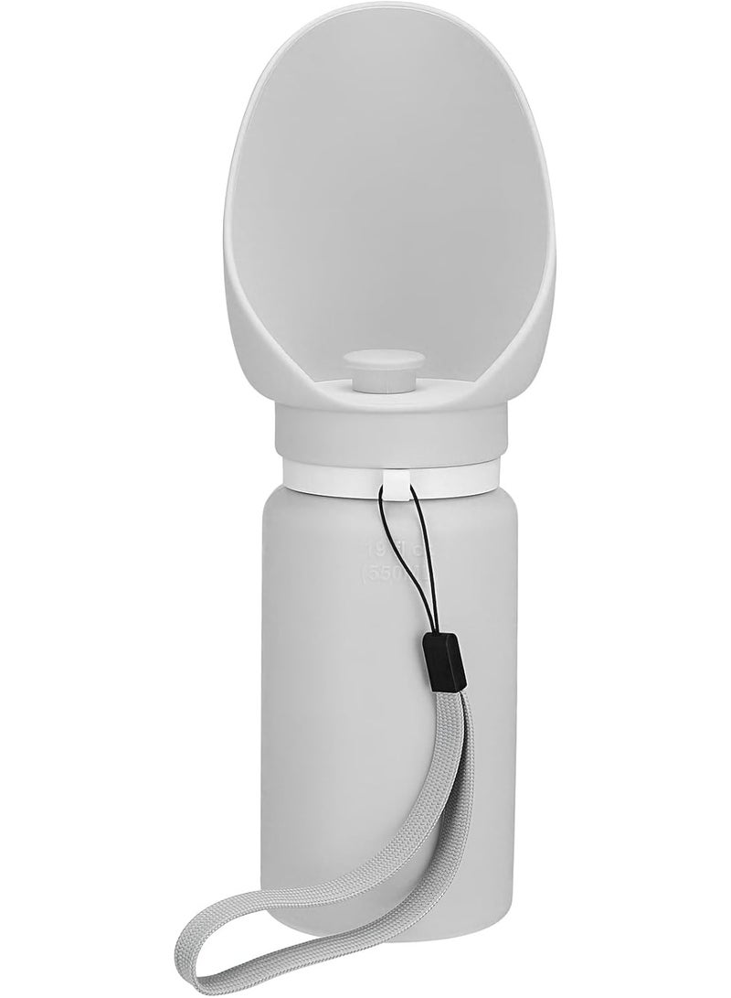 زجاجة ماء/طعام للكلاب 550 مل (قابلة للطي) - للتخييم والرحلات - Image 1