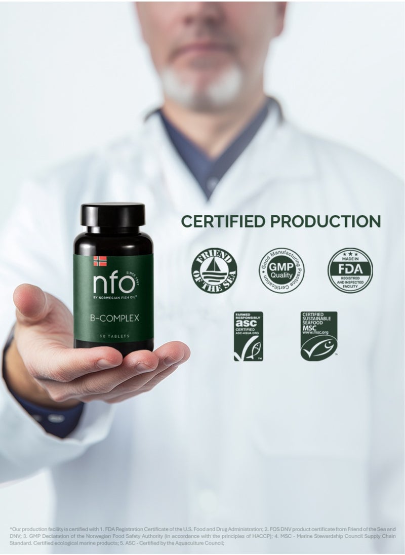 NFO NFO VITAMIN B COMPLEX [90 Tablets]  - Image 5