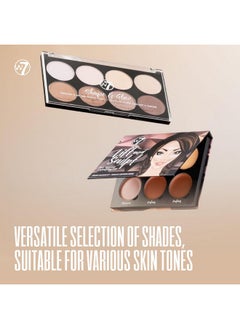 W7 Lift & Sculpt, Shape & Glow Set - 2 Full-Size Face Palettes - Cream Contour & Powder Duo Set  - Image 2