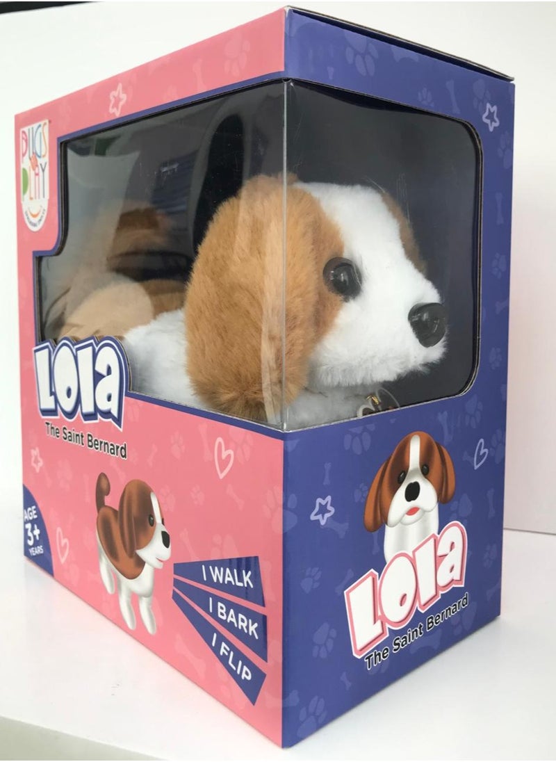PUGS AT PLAY Pugs At Play Flipping Lola, Battery Operated | Soft Toy | Interactive Plush Toy | Gift for Kids and Adults  - Image 5