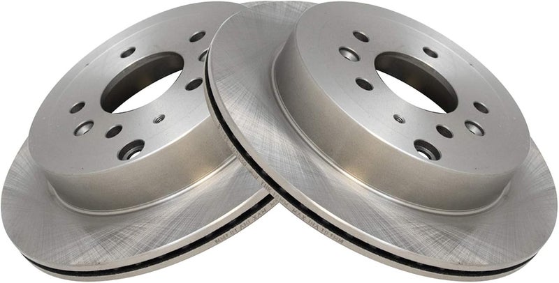 TRQ Rear Brake Rotors Set Vented Compatible with 2007-2012 Mazda CX-7 - Image 3