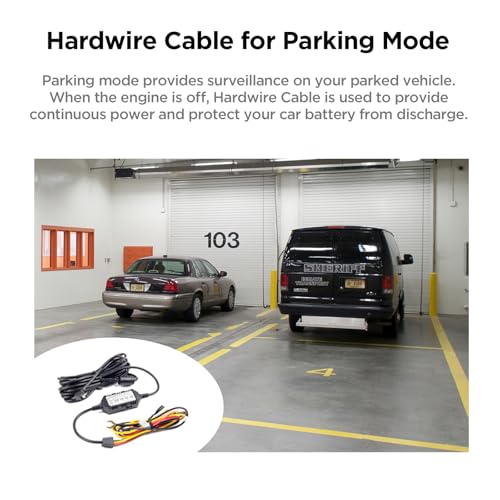 VIOFO HK3 Acc Hardwire Cable for A129, A129 Plus, A129 PRO, A129 IR, A119 V3, Enables Parking Mode, Low Voltage Protection (Fuse Tap Not Included) - Image 4