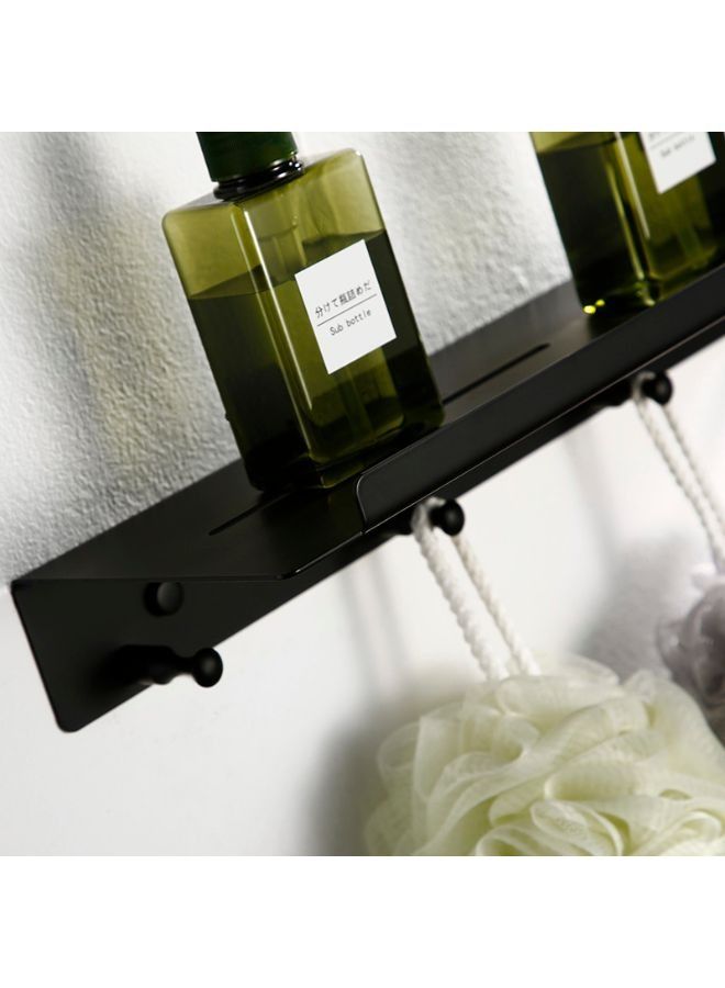 Wall Mounted Multifunctional Towel Hanger Hook with Shelf for Bathroom - Image 4