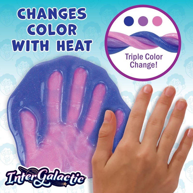Crazy Aaron's Thinking Putty - Intergalactic - Triple Color Changing Putty for Kids and Adults in a 4" Tin - Creative and Endless Fun, Stress Relief Therapy Toys, Never Dries Out - Made in USA - Image 2