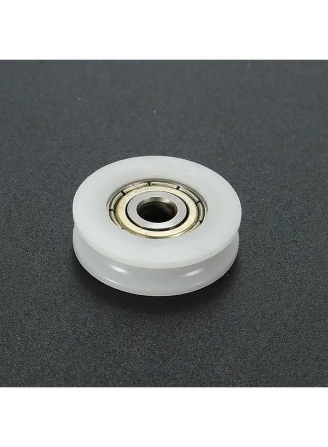 1pc U Groove Nylon Round Pulley Ball Bearing Wheel Roller For Door Window Shower - Image 1
