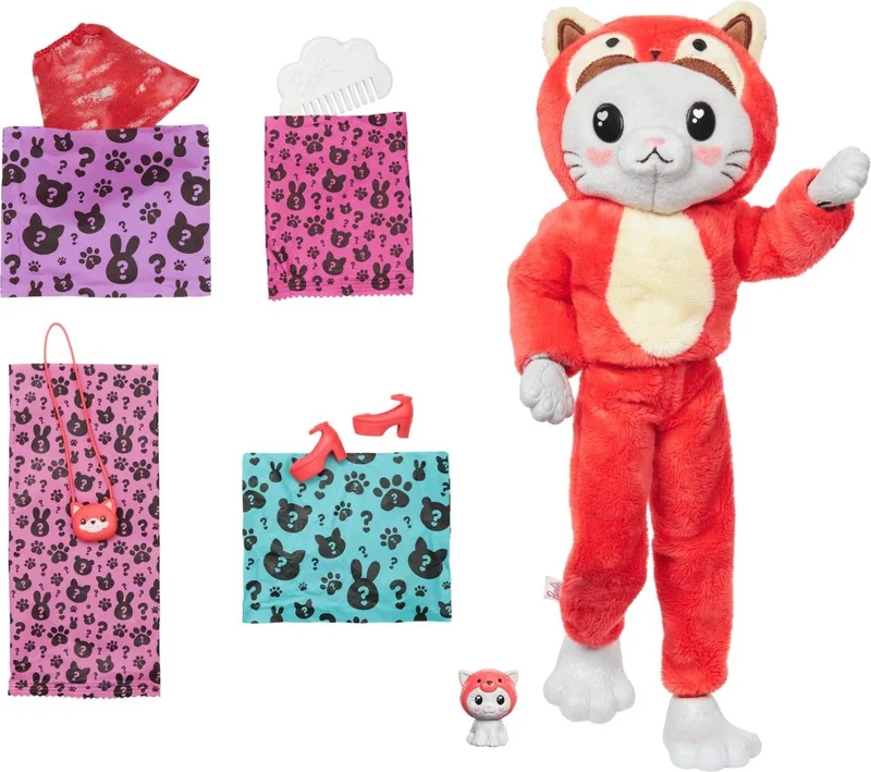 باربي Cutie Reveal Cute Costumes Series - Kitten HRK23