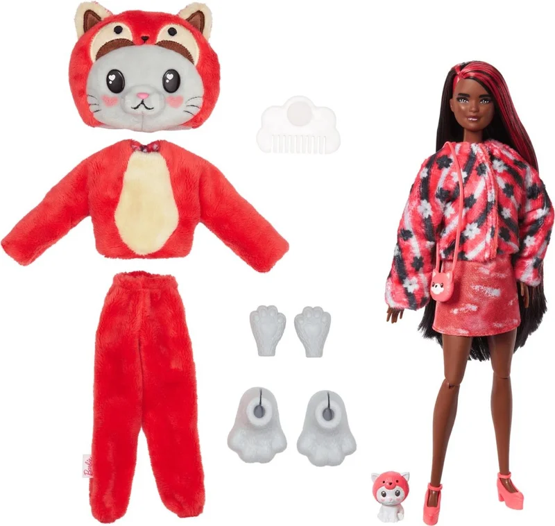 باربي Cutie Reveal Cute Costumes Series - Kitten HRK23