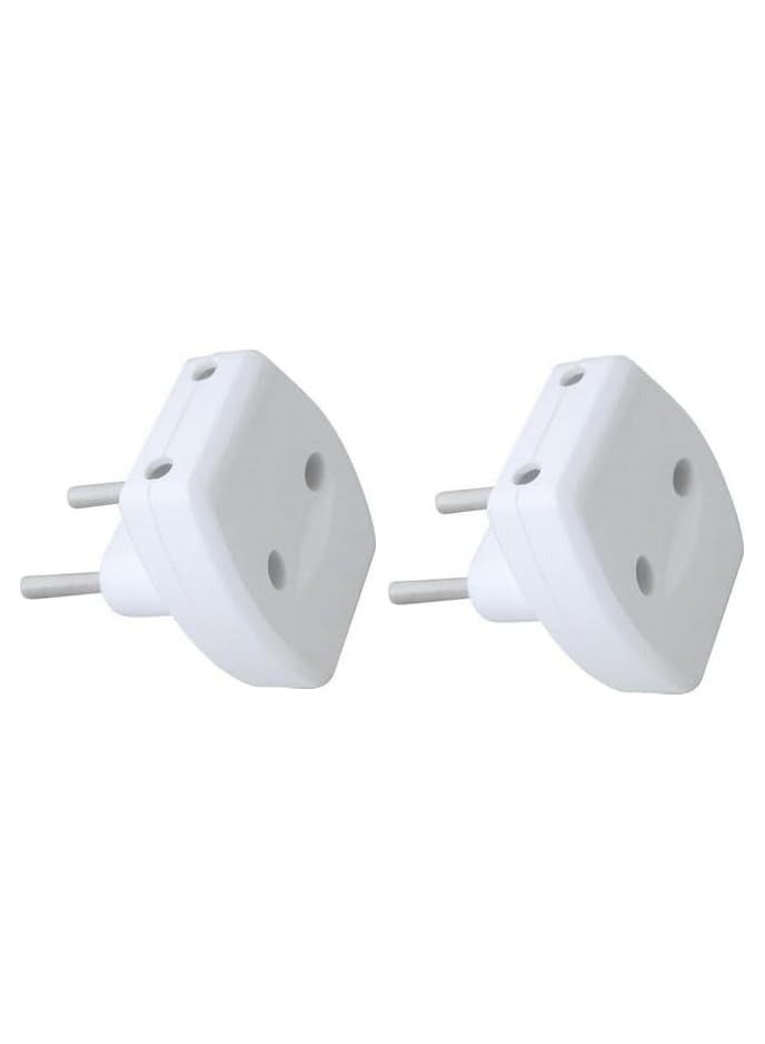 محول فيشه كهربائي مقبس ثلاثي عدد 2