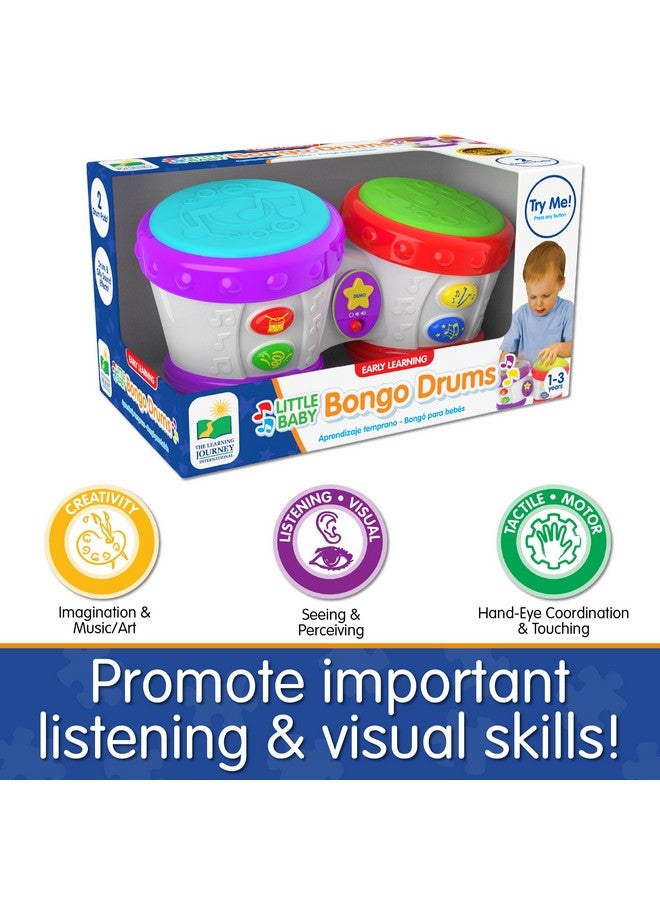 The Learning Journey Early Learning - Little Baby Bongo Drums - Electronic Musical Toddler Toys & Gifts for Boys & Girls Ages 12 Months & Up - Award Winning Musical Learning Toy, Multi - Image 4