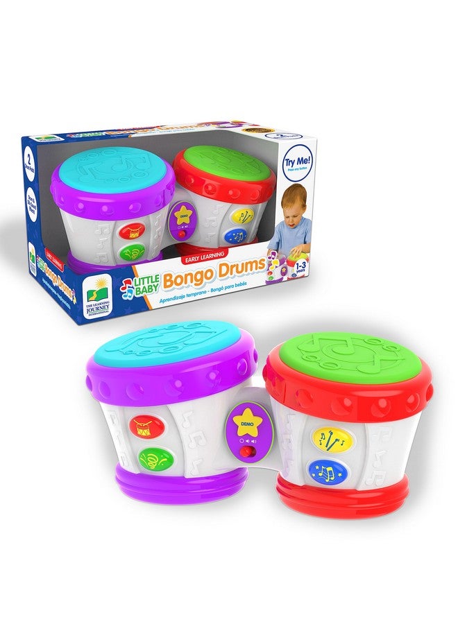 The Learning Journey Early Learning - Little Baby Bongo Drums - Electronic Musical Toddler Toys & Gifts for Boys & Girls Ages 12 Months & Up - Award Winning Musical Learning Toy, Multi - Image 1