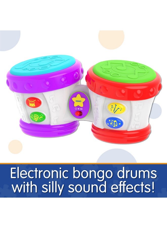 The Learning Journey Early Learning - Little Baby Bongo Drums - Electronic Musical Toddler Toys & Gifts for Boys & Girls Ages 12 Months & Up - Award Winning Musical Learning Toy, Multi - Image 2