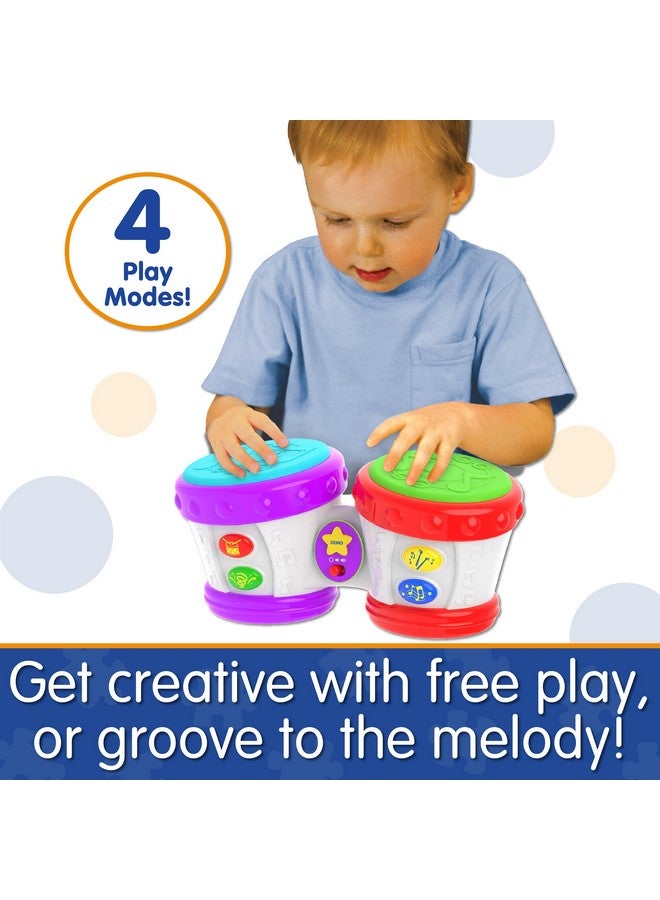The Learning Journey Early Learning - Little Baby Bongo Drums - Electronic Musical Toddler Toys & Gifts for Boys & Girls Ages 12 Months & Up - Award Winning Musical Learning Toy, Multi - Image 3