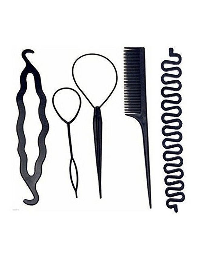 SUPER MARCHE Supermarche Accessories Hair Styling Braid Tool, Set of 5 (Pack of 2 set) - Image 1