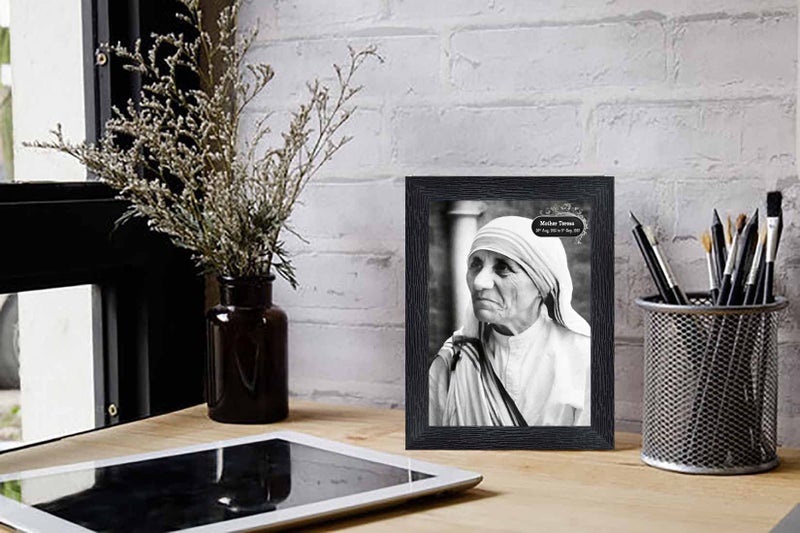 pnf Mother Teresa Wood Photo Frames with Acrylic Sheet (Glass)(photoframe,Multicolour,6x8inch)-19776 - Image 2