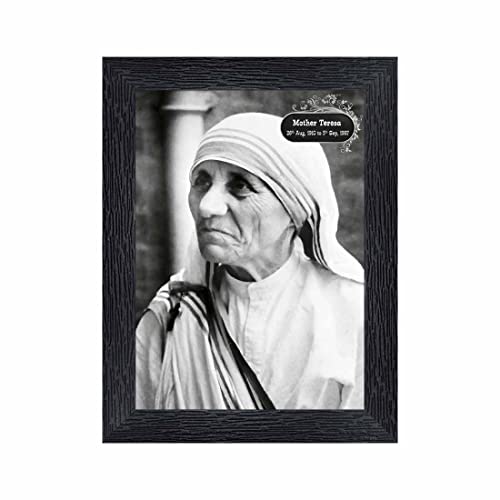 pnf Mother Teresa Wood Photo Frames with Acrylic Sheet (Glass)(photoframe,Multicolour,6x8inch)-19776 - Image 1