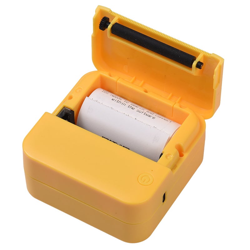 Mini Pocket Thermal Printer Multifunction Portable Sticker Maker 203DPI Instant Photo Printing Support BT Connection for Smartphone with 1 Paper Roll 57mm Compatible with iOS Android System for - Image 4
