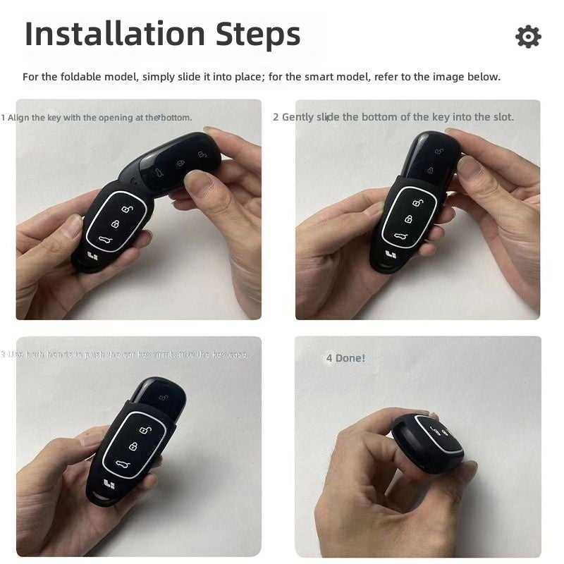 BYD Silicone Key Cover for BYD Seagull/Dolphin/Seal/Song L/ Yuan PLUS - 2024 Model - Image 3