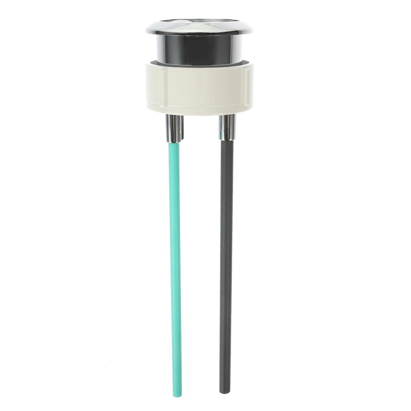 Silver Toilet Push Button Replacement 3.8cm Flush Accessory for Tank - Image 2