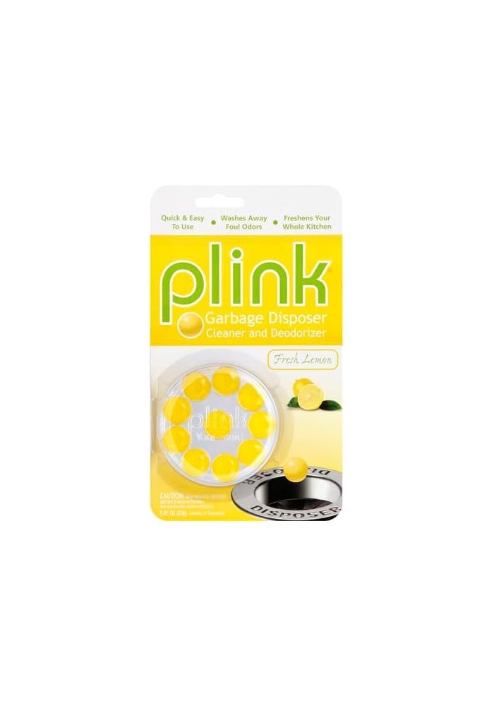 Plink Garbage Disposal Freshener & Cleaner - Lemon Scent, 10 Count - Image 2