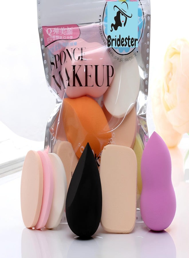 DOLO 6-in-1 Makeup Sponge Make Up Sponge Beauty Blender Puff (Color May Vary) - Set of 6 - Image 2
