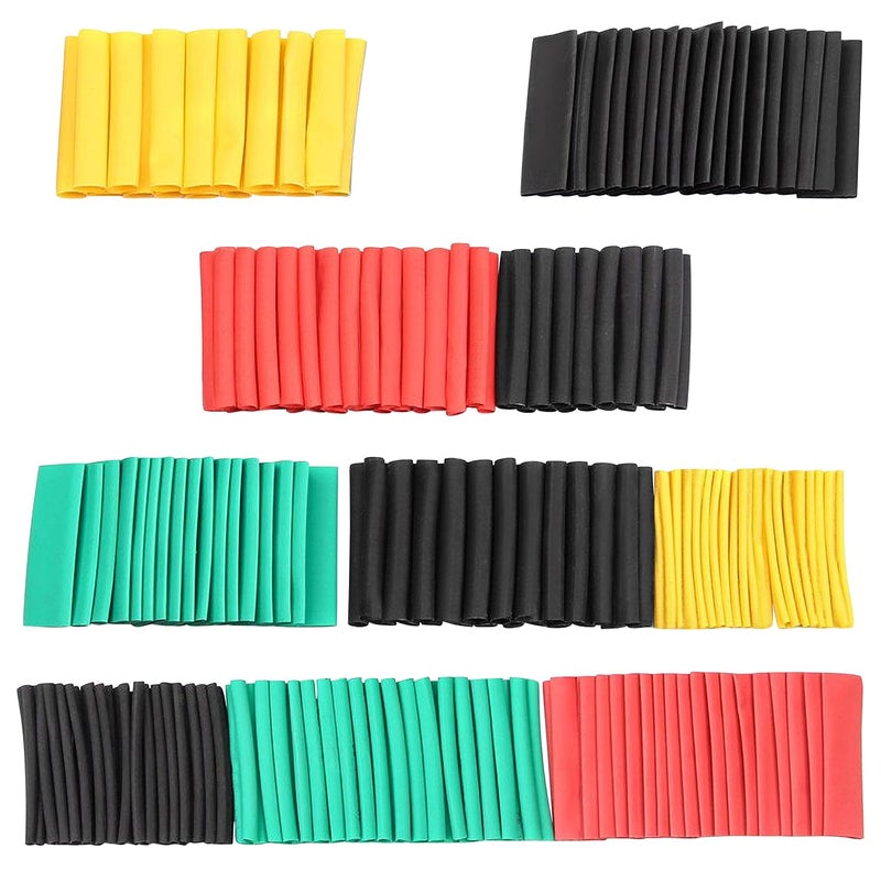 JUKR JUKR 4 Colors Heat Shrink Sleeve Tube Wrap 1 2 3 4 5 6 7 8 9 10 mm 100PCS 60 mm Electronic Projects Repair Damaged Mobile Phone Charger Cable Headphone Wires USB iPhone CType Cables Insulation  - Image 1