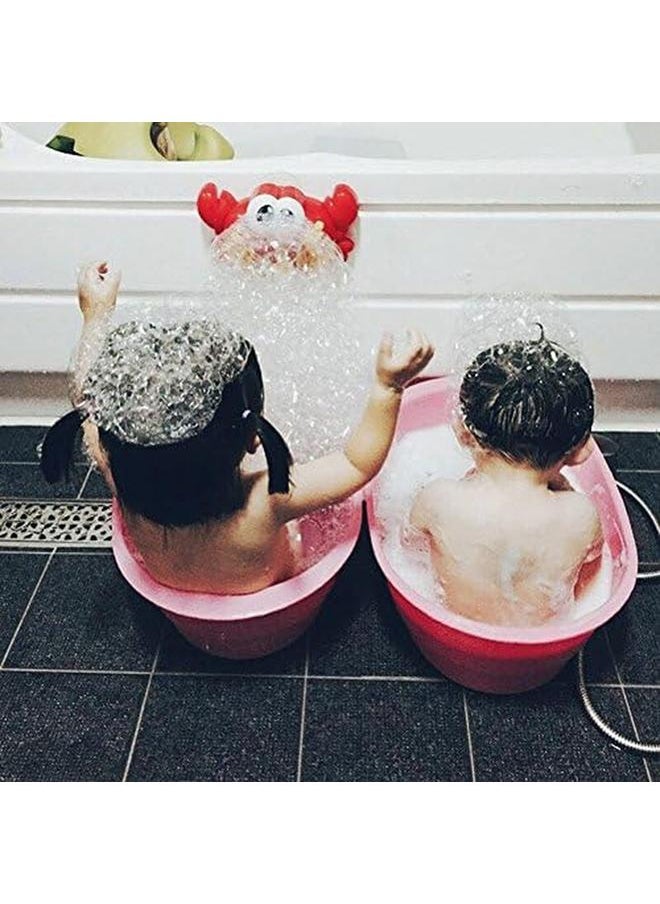 Decdeal - Funny Bath Bubble Maker Children Automated Spout Crab Bath Toy Cute Bubble Making Machine Educational Water Toys For Boys And Girls - Image 1