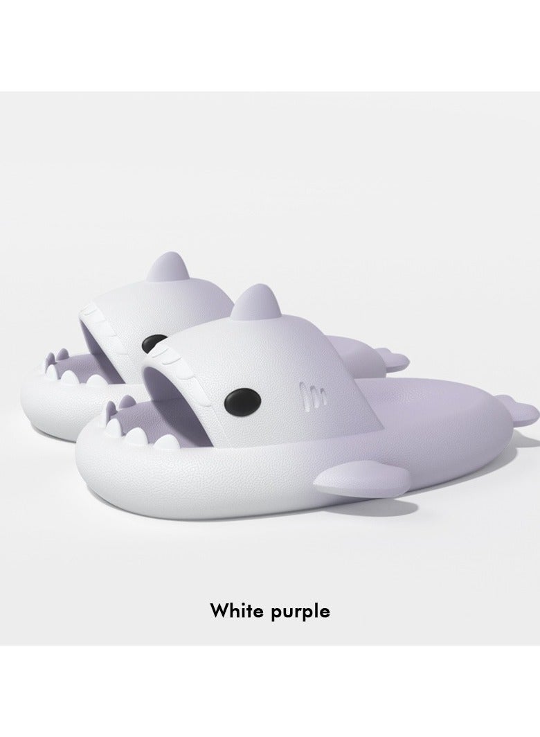 Style Women's sandals, slippers, cartoon shark slippers, indoor and outdoor couples