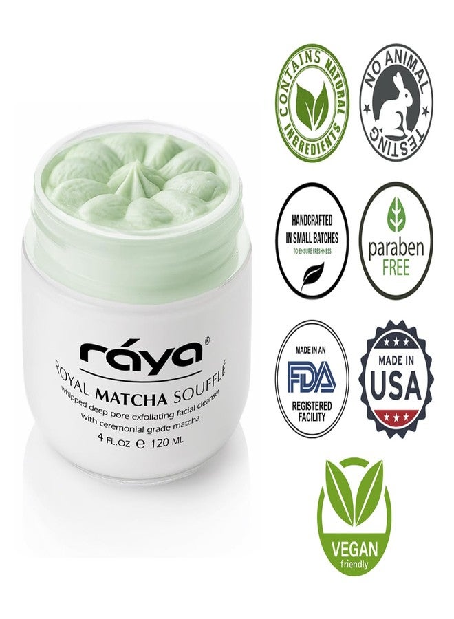 Raya Royal Matcha Soufflé Facial Cleanser (100) | Exfoliating Face Wash for Oily and Combination Skin | Helps Clear Clogged Pores and Smooth Complexion - Image 4