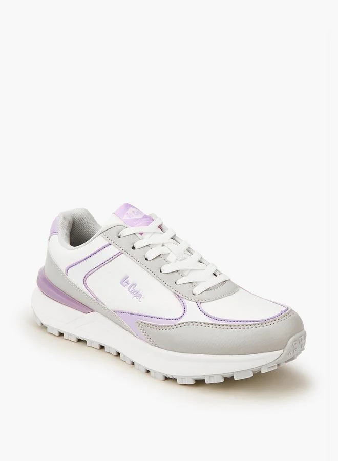 Lee Cooper Women's Panelled Lace-Up Sneakers