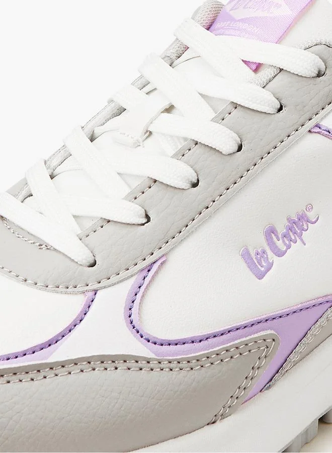 Lee Cooper Women's Panelled Lace-Up Sneakers