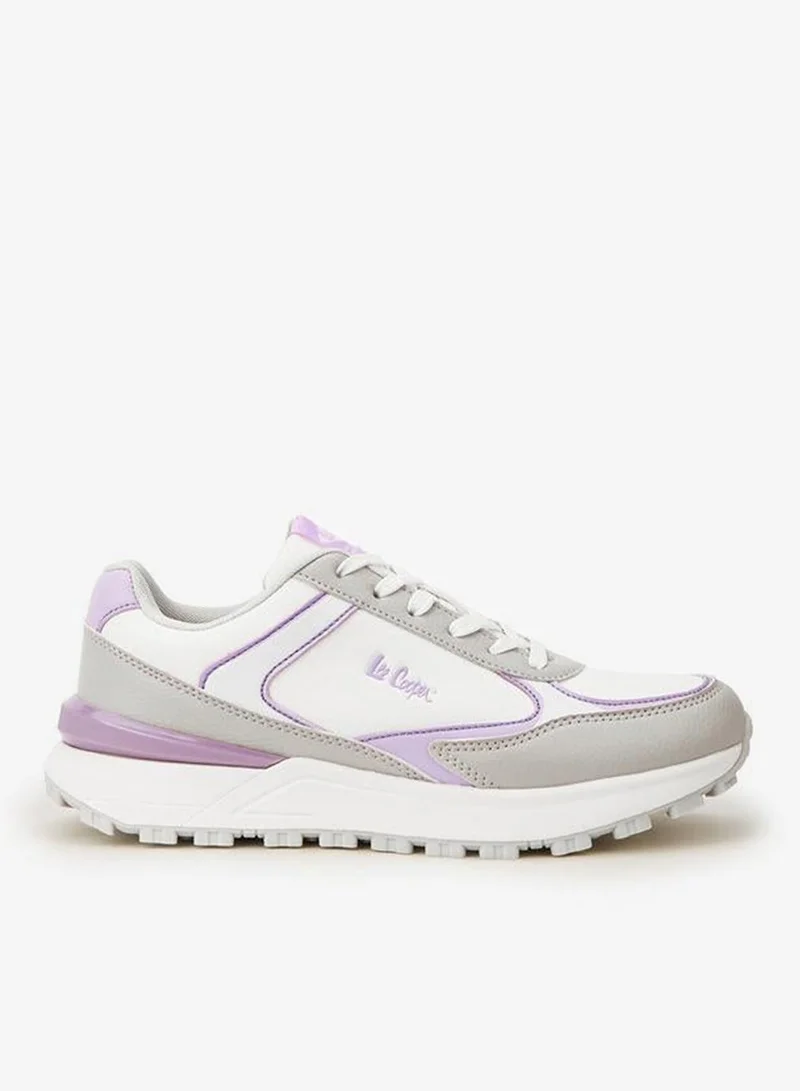 Lee Cooper Women's Panelled Lace-Up Sneakers