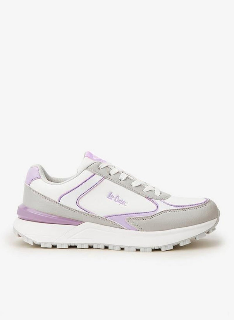 لي كوبر حذاء رياضي نسائي بأربطة مزين بالدانتيل - Image 1