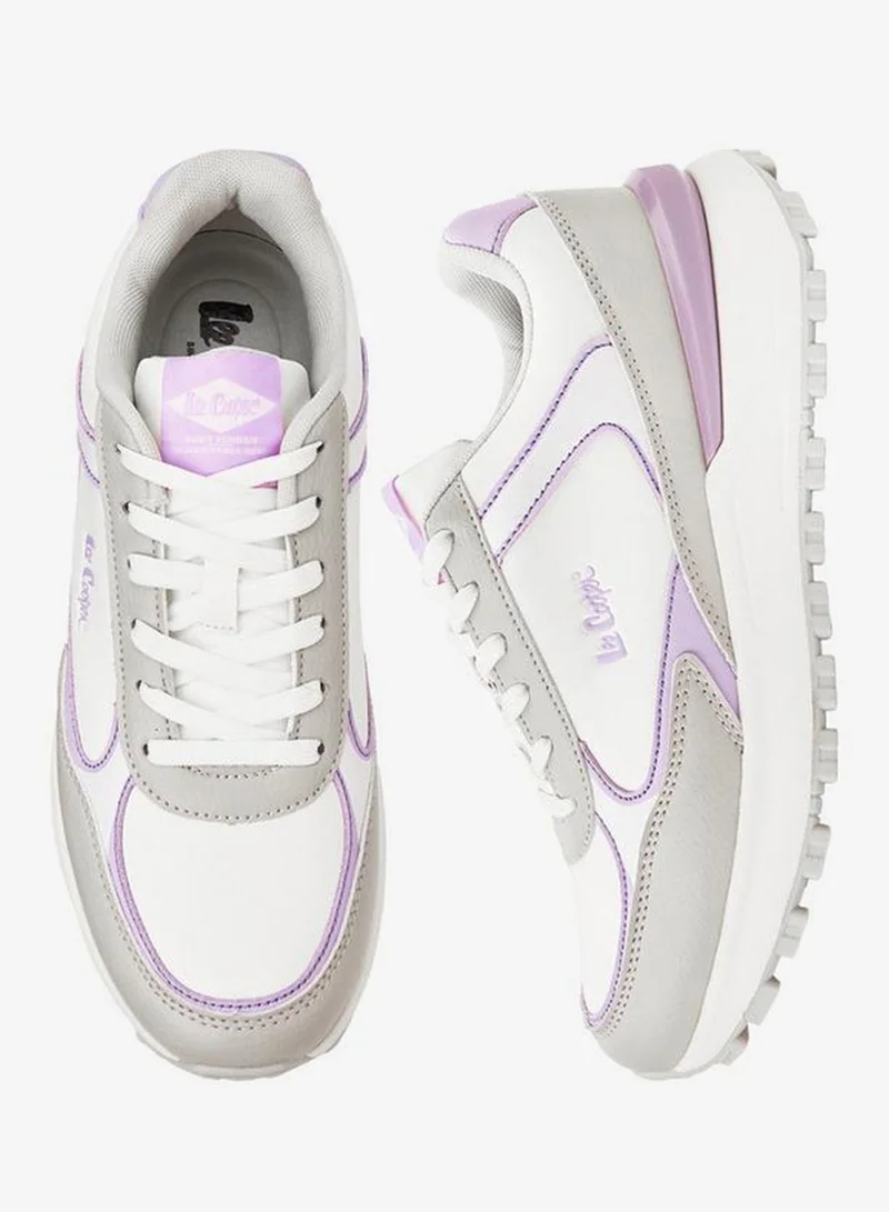 Lee Cooper Women's Panelled Lace-Up Sneakers