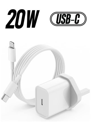 20W Type C Fast Charger Adapter for iphone 14 pro/ 14 pro max/14/13/12/11, USB C Fast Charging Plug with Cable 1.5M - pzsku/Z2809A032E22DED5A132DZ/45/_/1738266737/dbbb2591-d6bb-433d-ad11-135a166ec131