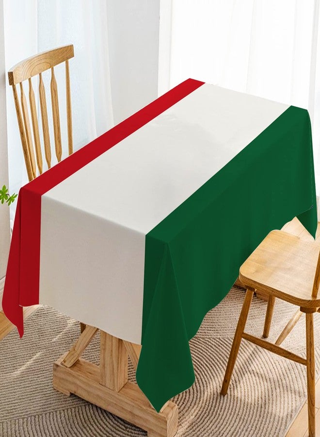 Hafangry Italian Tablecloth for Italian Themed Party Decoration Kitchen Dining Room Home Decor-60×84 inch - Image 1