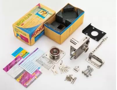 Bonus G 5 Wonder Bolt Size84mm 10 pin 5 Dimple Keys ColourAntiqueMaterialLockMild SteelKnobBrass - Image 2