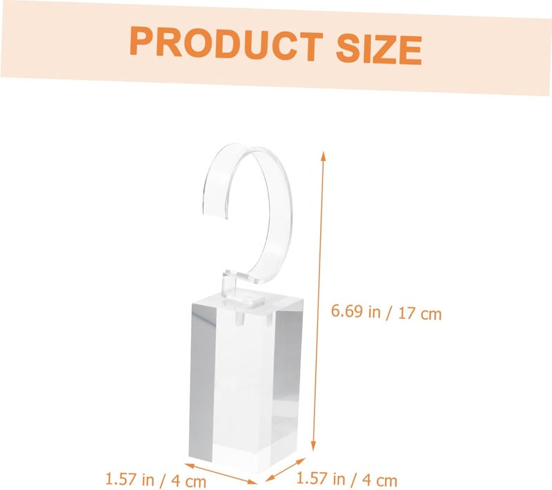 3pcs Transparent Multi-function Watch Stand Set for Boy Girl Bracelet Display Holder for Bedroom Bathroom Store Use Jewelry Organizer for Boys and Girls - Image 2