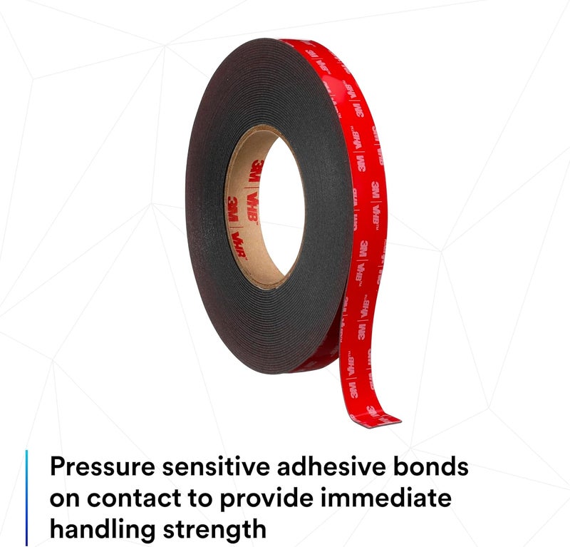 3M VHB Heavy Duty Mounting Tape 5952 - 0.75" Width x 5 Yards Length - Image 4