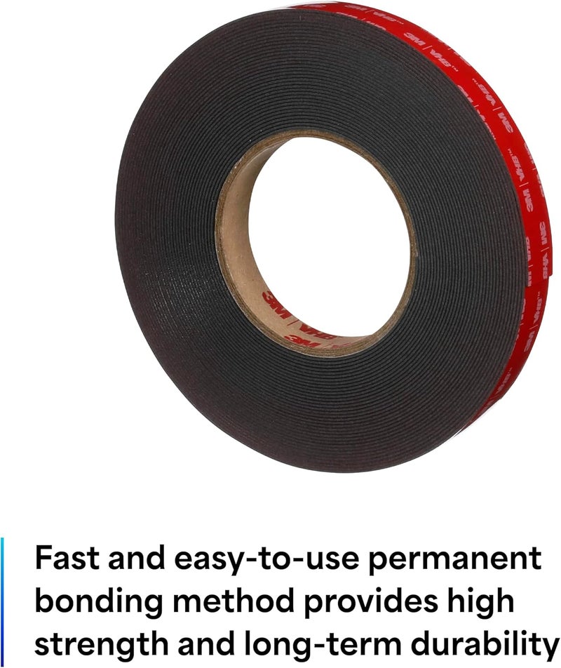 3M VHB Heavy Duty Mounting Tape 5952 - 0.75" Width x 5 Yards Length - Image 3