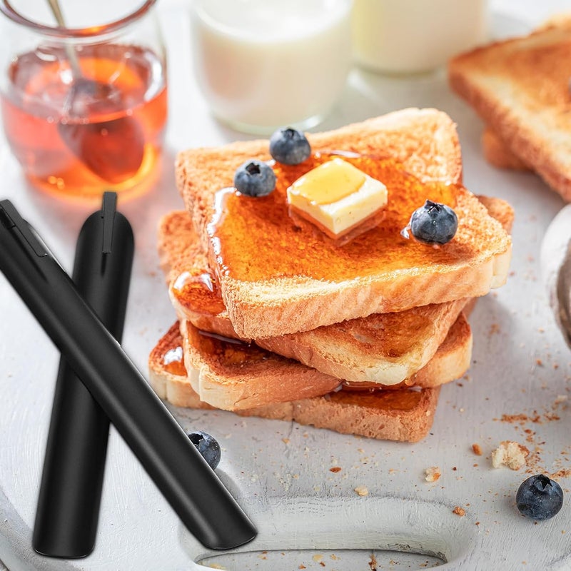 Chumia Crumbers for Servers, Table Crumb Sweepers Bread Cleaner Stainless Steel Table Crumbers for Tablecloth in Restaurants and Homes, Servers, Waiters, Waitresses Tool Accessories (Black,20) - Image 4