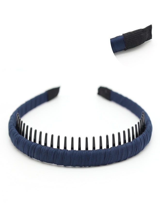 جوباند أطواق شعر نسائية أنيقة من جوباند، مزودة بأسنان على شكل مشط، إكسسوارات شعر مريحة، طوق شعر مانع للانزلاق (4 ألوان) - Image 3